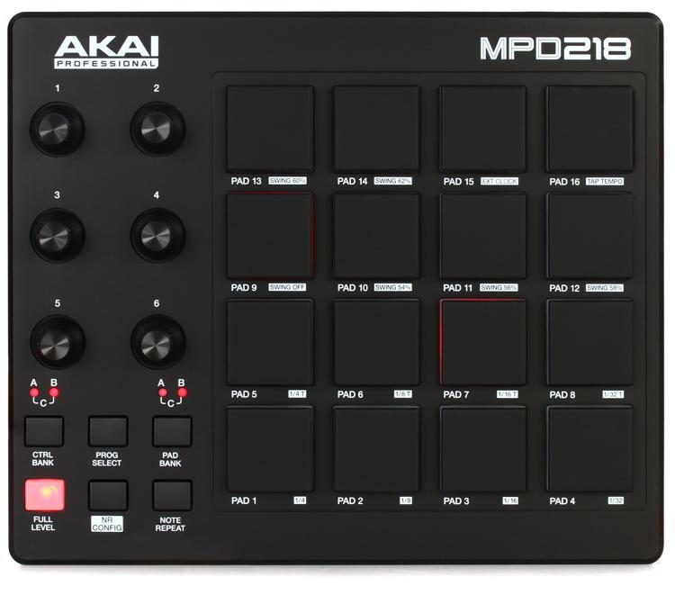 Akai Professional MPD218 16-Pad MIDI 