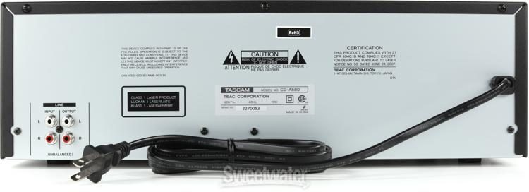erosie baard Bek TASCAM CD-A580-V2 CD/USB/Cassette Player/Recorder | Sweetwater
