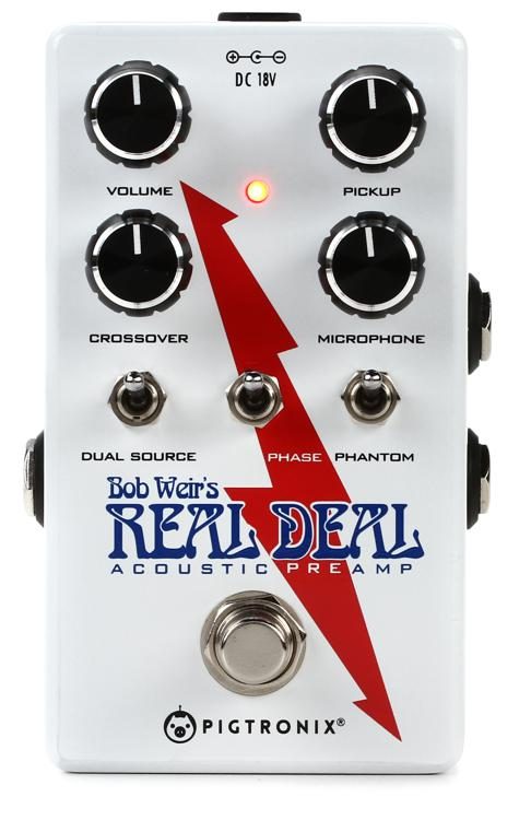 gijzelaar boete kooi Pigtronix Bob Weir's Real Deal Acoustic Guitar Preamp Pedal | Sweetwater