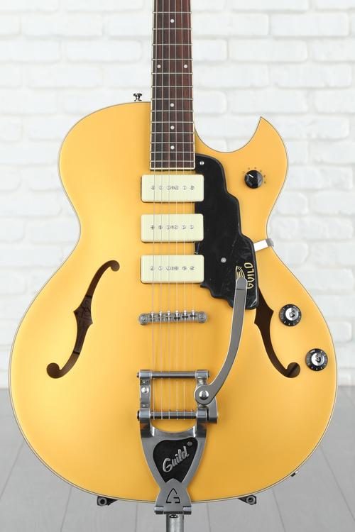 Guild Starfire I Jet 90 Electric Guitar - Satin Gold