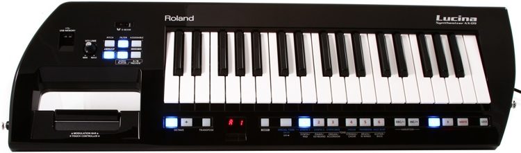 Roland Lucina AX-09 37-Key Keytar Synthesizer - Black Sparkle