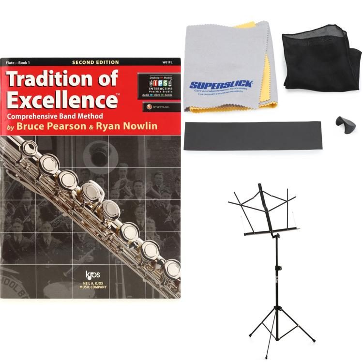 Kjos Tradition of Excellence Book 1 Bundle Flute Sweetwater