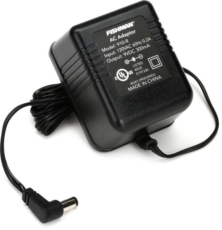 At placere Skråstreg pouch Fishman 910R Power Supply - 110V AC to 9V DC - 300ma | Sweetwater