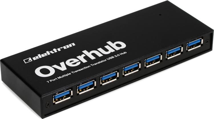 Elektron Overhub 7 Port Usb 3 0 Hub Sweetwater