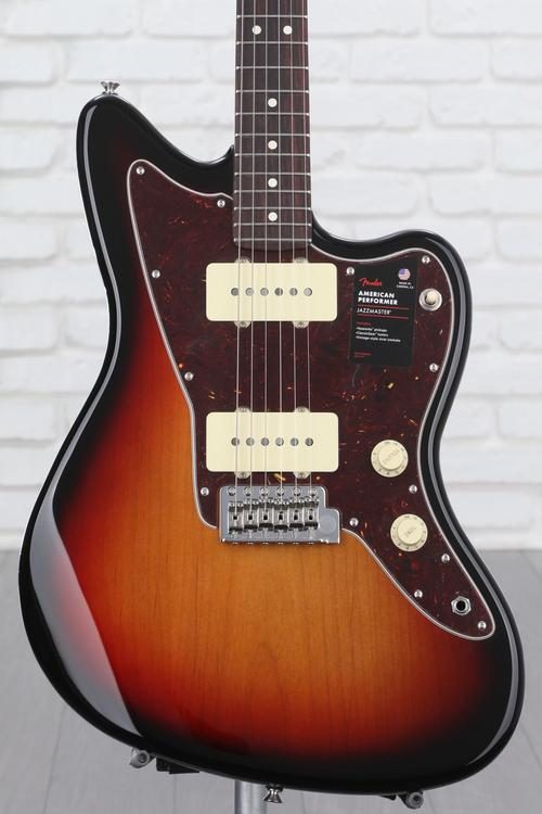 Fender American Performer Jazzmaster - 3-Tone Sunburst with Rosewood ...