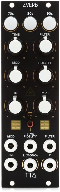 Tiptop Audio ZVERB Reverb Effect Collection (Black) Eurorack Module