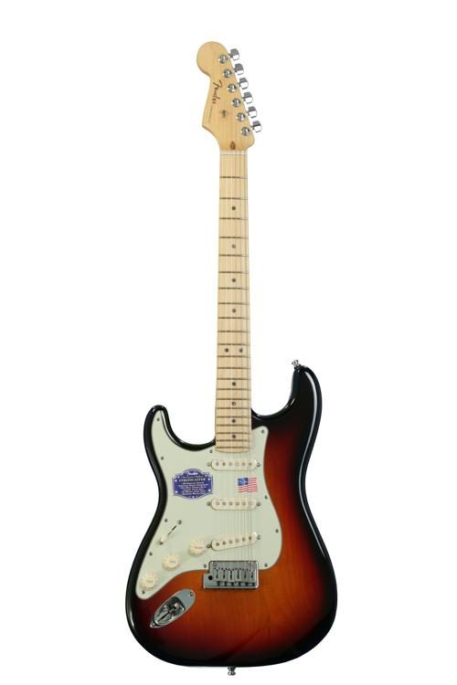 Fender American Deluxe Strat - 3-Color Sunburst, Left Hand