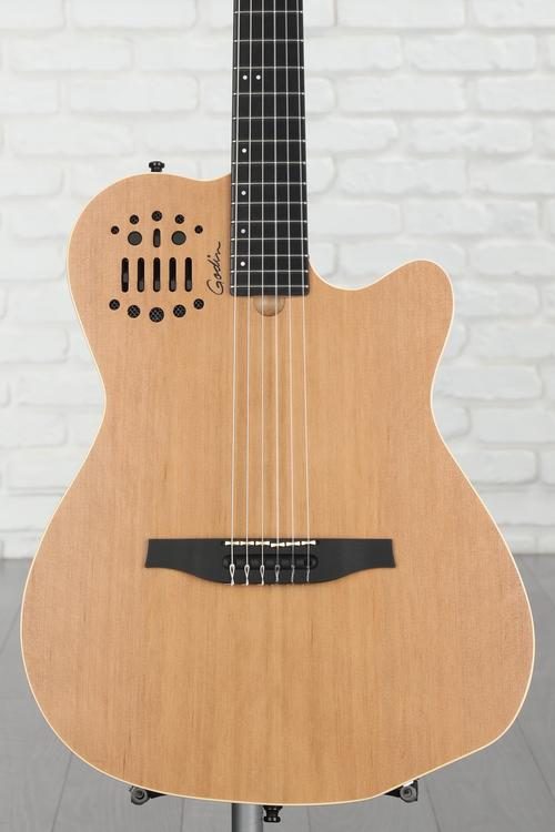 Godin ACS-SA Slim, Nylon String Acoustic-Electric Guitar - Natural  Semi-Gloss