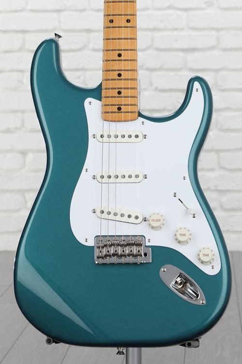 Fender Vintera II '50s Stratocaster Electric Guitar - Ocean Turquoise with  Maple Fingerboard