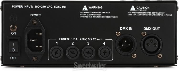 Chauvet Dj Dmx 4 Ch Dimmer Switch Pack Sweeer Chauvet Dj Dmx 4 Ch Dimmer Switch