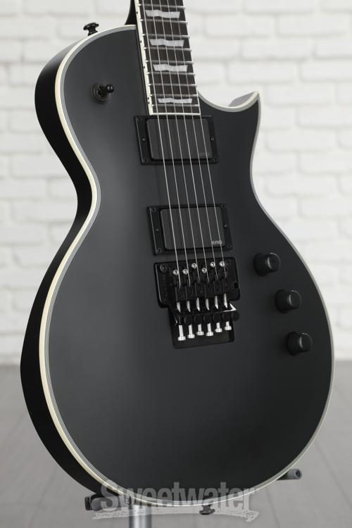 ESP LTD EC-1000FR Electric Guitar - Black Satin | Sweetwater