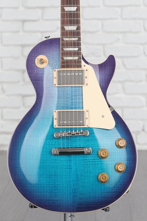 Gibson Les Paul Standard '50s Figured Top Electric Guitar - Blueberry ...