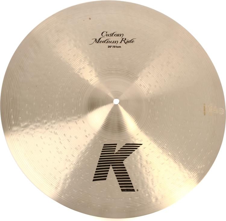 Zildjian 20 inch K Custom Medium Ride Cymbal | Sweetwater