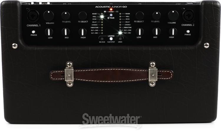 Fender Acoustic Junior Go 100 Watt Acoustic Amp With Rechargeable Battery Sweetwater
