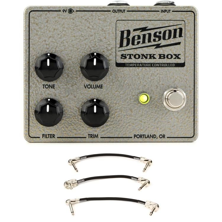 Benson Amps Stonk Box Temperature-controlled Fuzz Pedal with 3