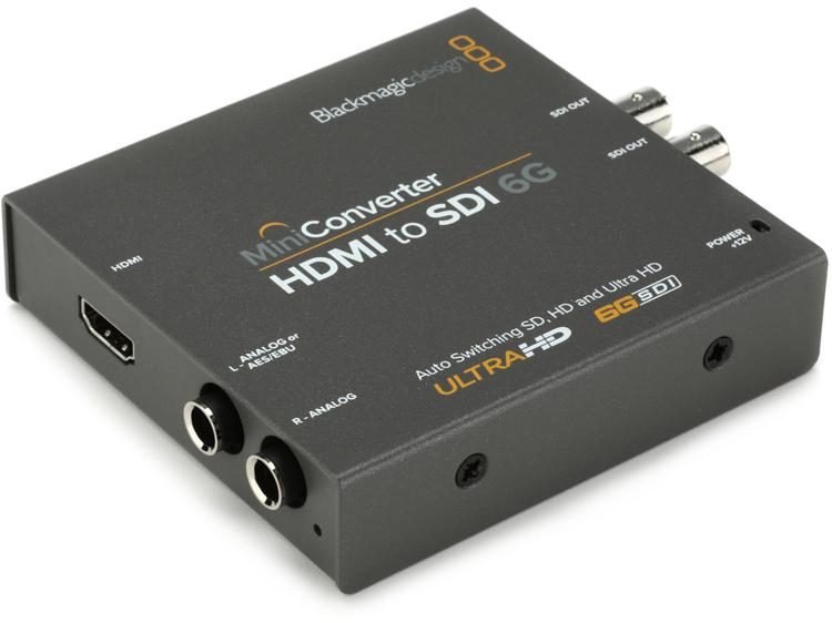 Bedre grundlæggende Motherland Blackmagic Design Mini Converter HDMI to SDI 6G | Sweetwater