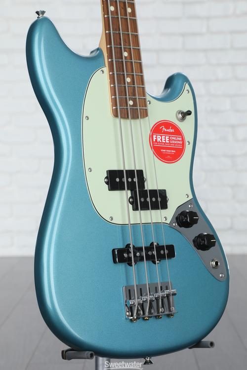Fender Special Edition Mustang PJ Bass - Tidepool with Pau Ferro  Fingerboard - Sweetwater Exclusive in the USA