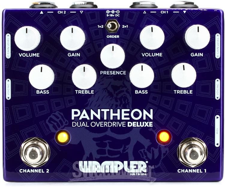 Wampler Dual Pantheon 2-channel Overdrive Pedal 