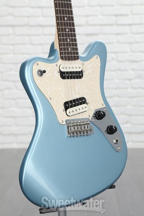 Squier Paranormal Super-Sonic Electric Guitar - Ice Blue Metallic