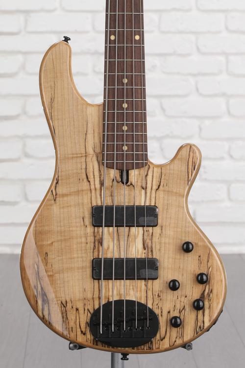 Lakland Skyline 5501 Deluxe Spalted Maple Bass Guitar Natural with