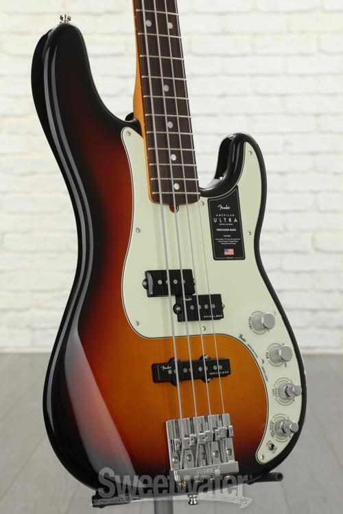 Disciplina molestarse pubertad Fender American Ultra Precision Bass - Ultraburst with Rosewood Fingerboard  | Sweetwater