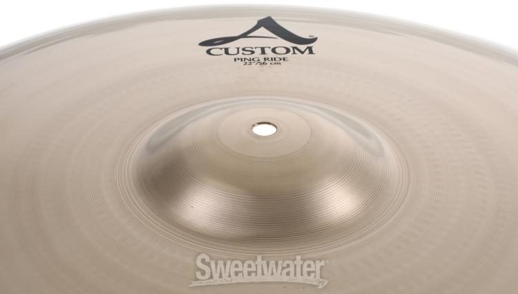 Zildjian 22 inch A Custom Ping Ride Cymbal | Sweetwater