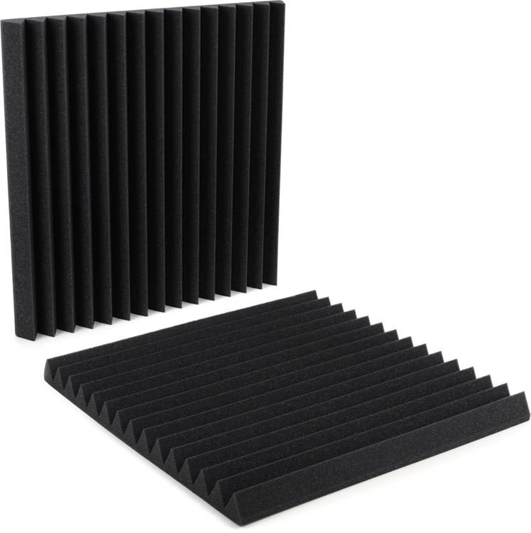 12 Pack Charcoal/Purple Acoustic Panels Studio Foam Wedges 1 X 12 X 12 