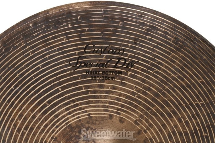Zildjian 15 inch K Custom Special Dry Hi-hat Cymbals | Sweetwater