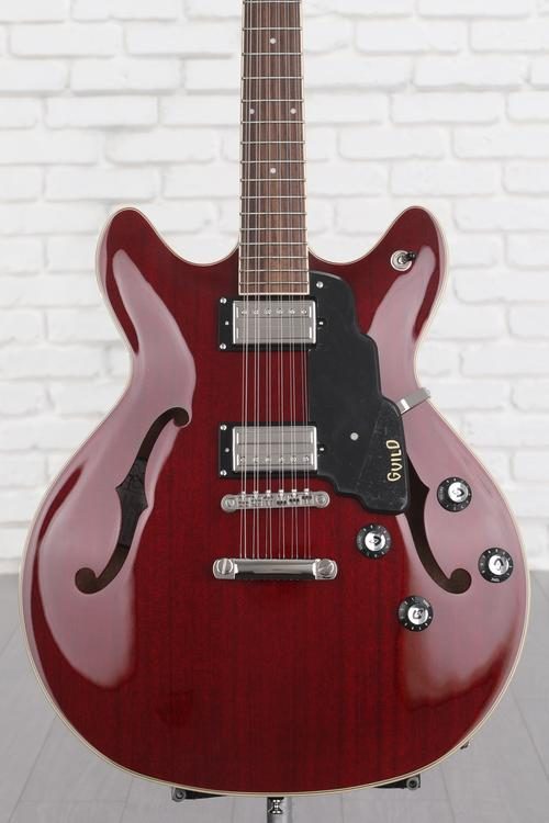 Guild Starfire I 12-ST 12-string Semi-hollow Electric Guitar - Cherry Red