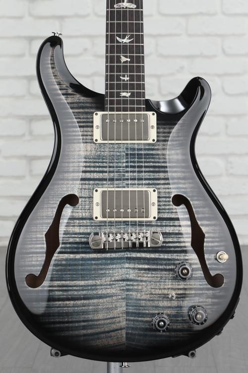 PRS Hollowbody II Piezo Electric Guitar - Faded Blue Jean Smokewrap ...