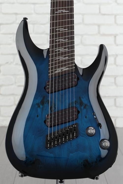 Schecter Omen Elite-8 Multiscale 8-string Electric Guitar - See Through ...