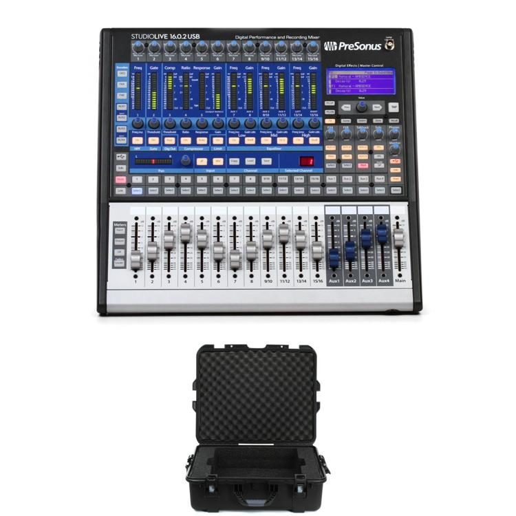 StudioLive 16.0.2 USB 16-channel Digital Mixer and Case Bundle | Sweetwater