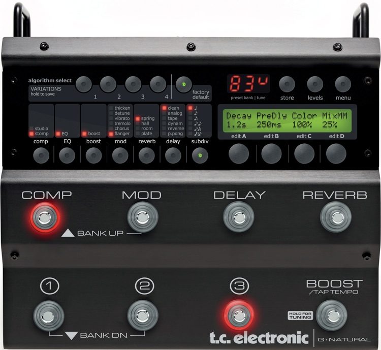 TC Electronic G-Natural Acoustic Guitar Floor Processor | Sweetwater
