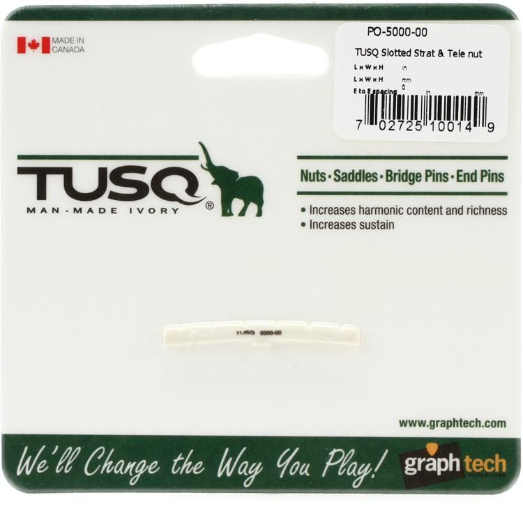GraphTech Tusq ~ Man-Made Ivory Guitar Nuts 