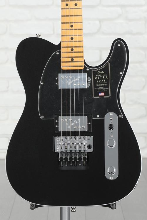 Fender American Ultra Luxe Telecaster Floyd Rose HH - Mystic Black