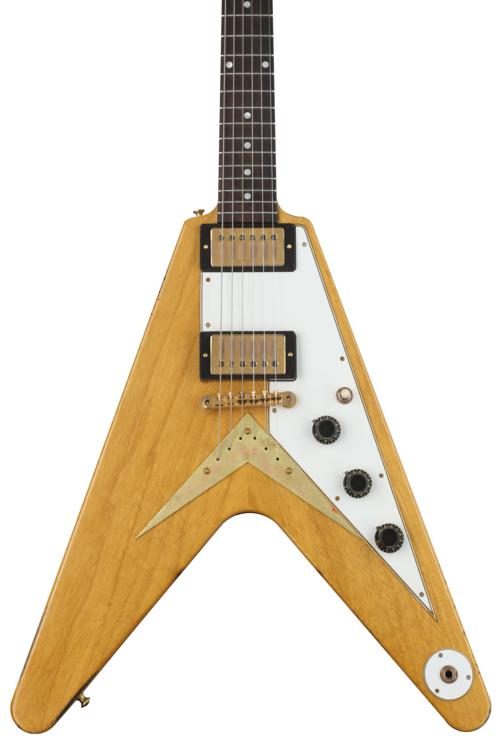 Gibson Custom Collector's Edition 1958 Korina Flying V Electric Guitar ...