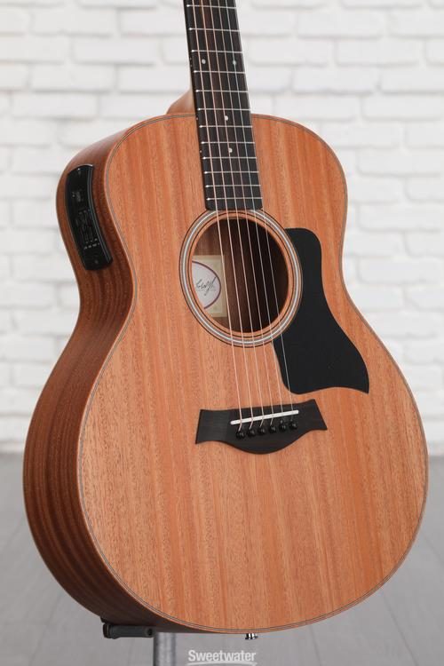 Taylor GS Mini-e Mahogany Acoustic-electric Guitar - Natural with Black  Pickguard