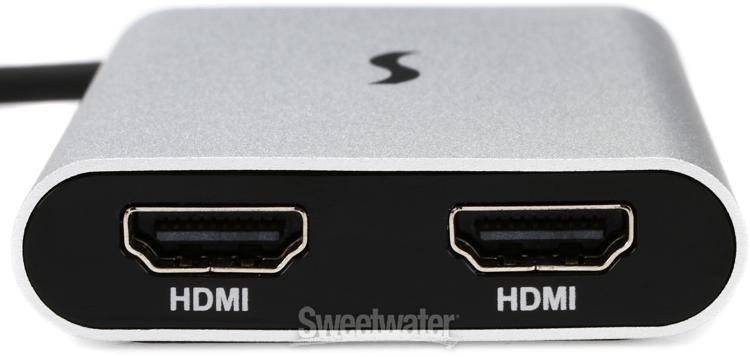 Overvåge kapital bestøve Sonnet Technologies Thunderbolt 3 to Dual HDMI 2.0 Adapter | Sweetwater
