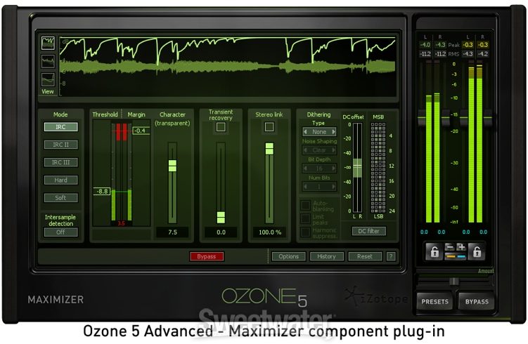 eend Doelwit Narabar iZotope Ozone 5 Advanced Mastering Suite Plug-in | Sweetwater