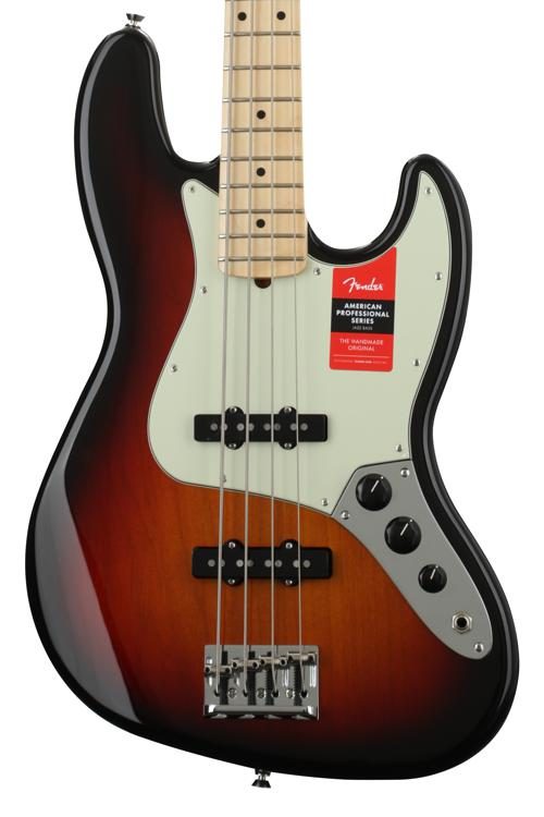 Fender American Professional Jazz Bass - 3-Color Sunburst with Maple  Fingerboard