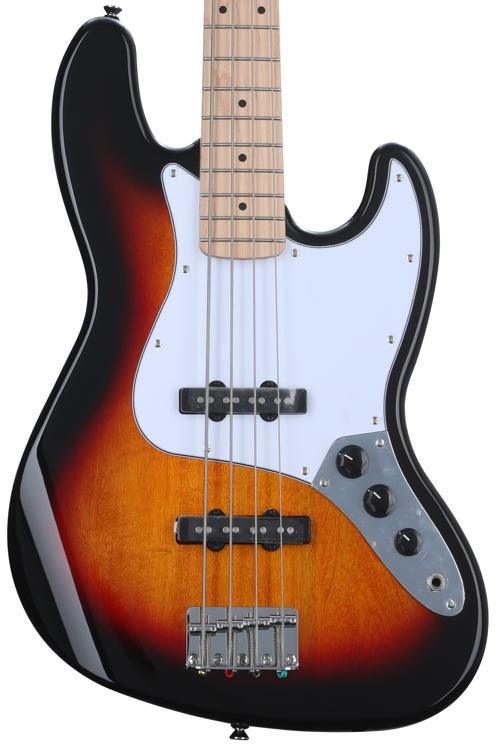Squier Affinity Series Jazz Bass - 3-color Sunburst with Maple Fingerboard