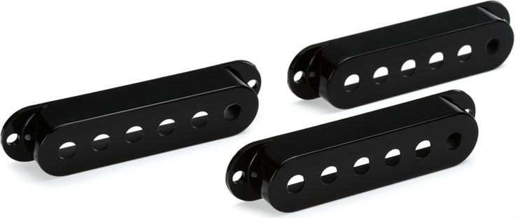 black stratocaster pickup covers