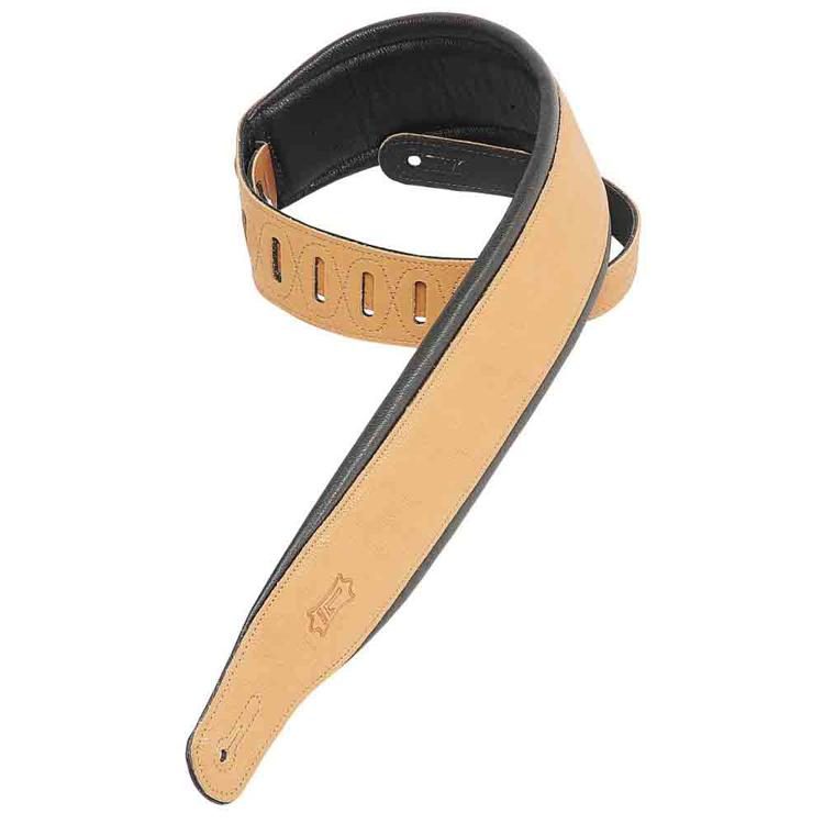 Levy's PM32 Garment Leather Guitar Strap - Tan | Sweetwater