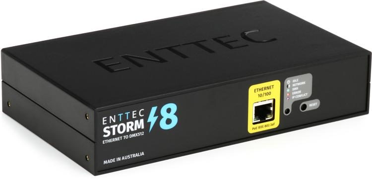 Enttec Storm Port Ethernet To Dmx Interface Sweetwater