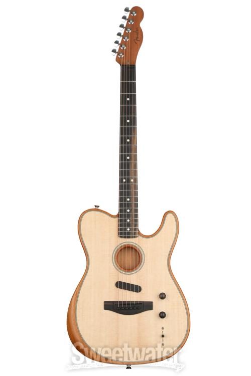 Fender American Acoustasonic Telecaster - Natural | Sweetwater