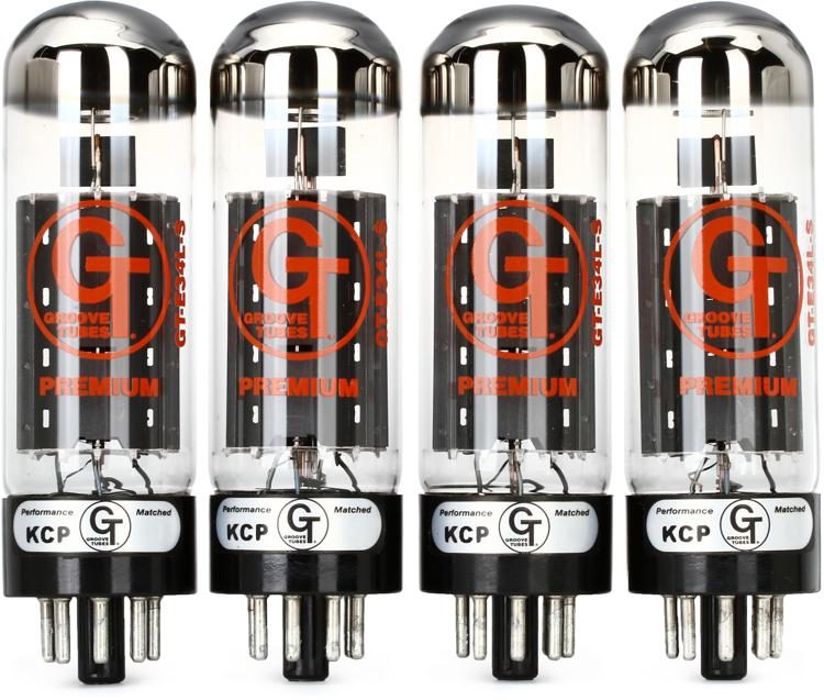 Groove Tubes GT-E34LS Power Tubes - Medium Quartet | Sweetwater