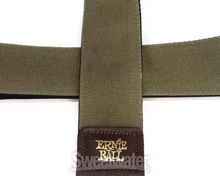 olive guitar strap