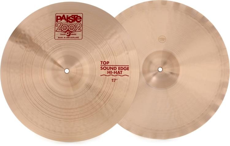 Paiste 17 inch 2002 Sound Edge Hi-hat Cymbals | Sweetwater