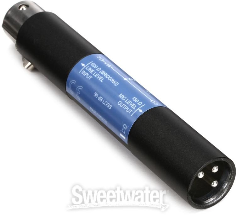 Shure A15LA In-line 50 dB Attenuator | Sweetwater