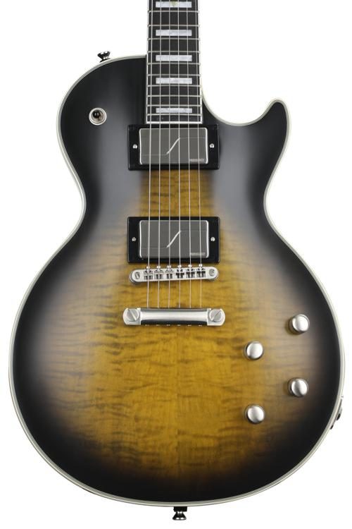 Epiphone Les Paul Prophecy Electric Guitar - Olive Tiger Aged Gloss